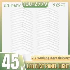 2x2 Edge-lit Led Flat Panel Light 5800lm 120-277v Indoor Led Ceiling Office Lamp