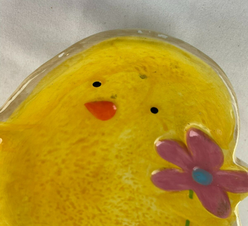 Cracker Barrel Easter Chick Ceramic Serving Dish Trinket Dish - 第 4/4 張圖片