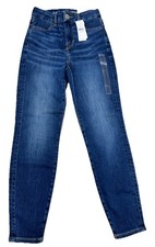 New American Eagle Next Level Stretch Jeans Size 00 short jeggings Dark curvy