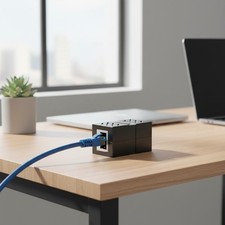 RJ45 Ethernet Coupler Adapter for Extending Network Cable Connections