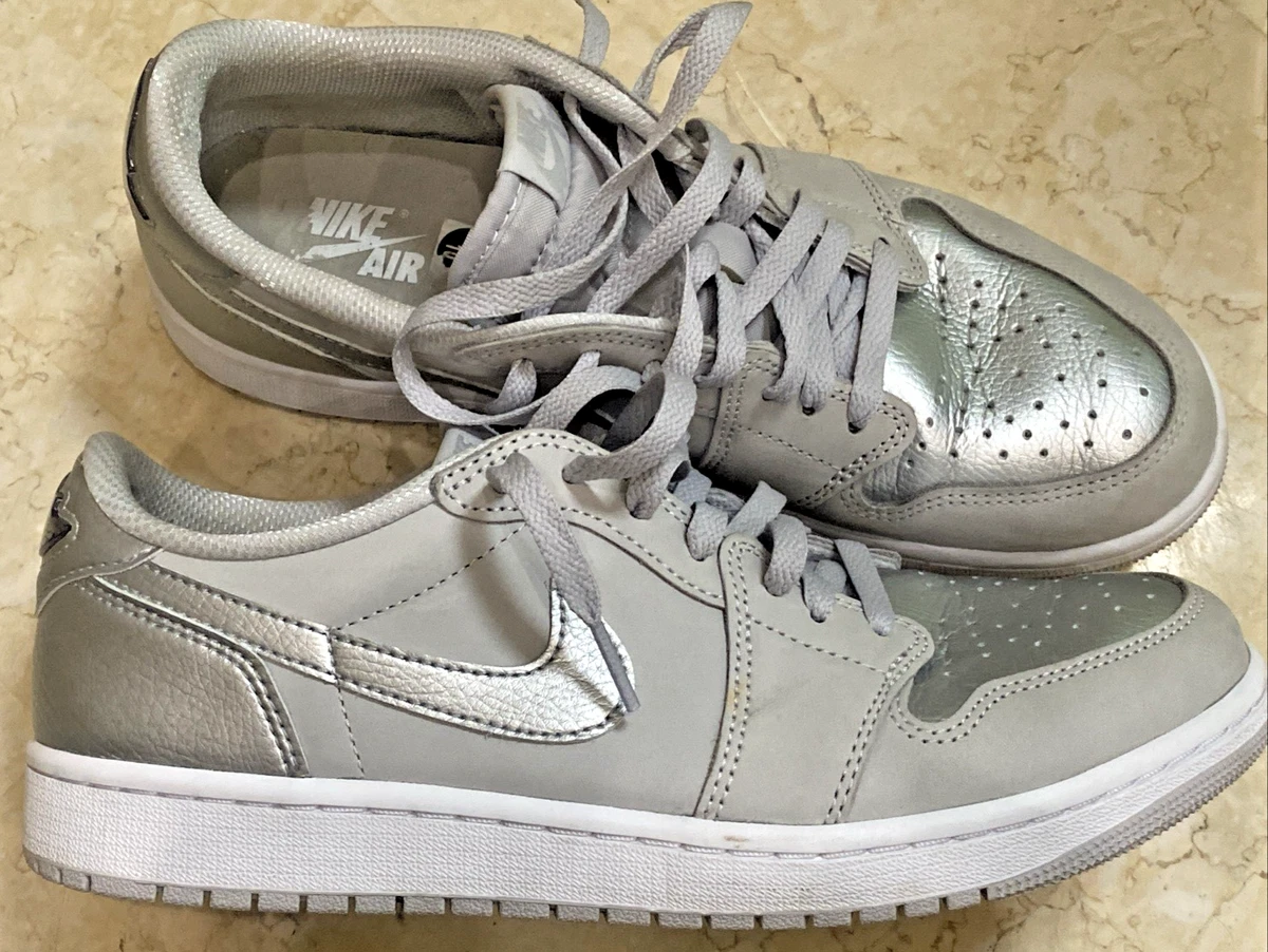 Nike Air Jordan 1 Low シルバー Las mejores ofertas en Jordan 1 Retro OG Low Metallic Silver | eBay