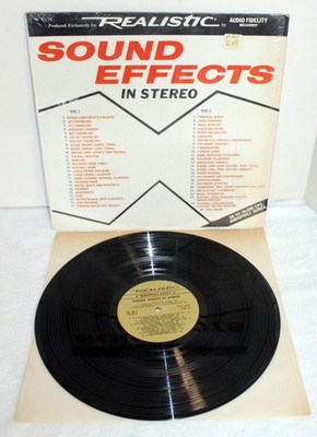 Realistic Sound Effects Record 1971 Audio Fidelity 50-2017 Used Shrink LP VG+