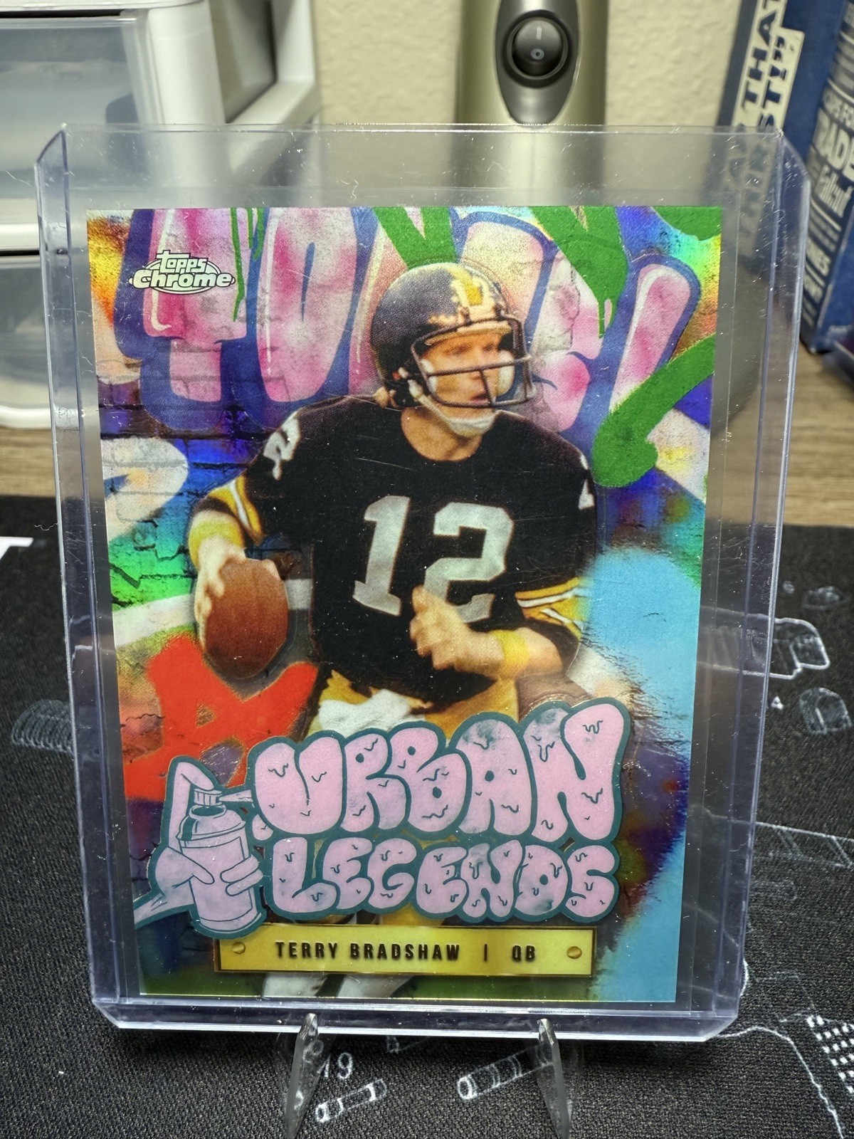 2024 Topps Chrome Football Terry Bradshaw Urban Legends SSP Case Hit Steelers