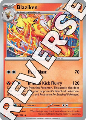 Blaziken 042/182 Sv10: Destined Rivals Reverse Holo for sale