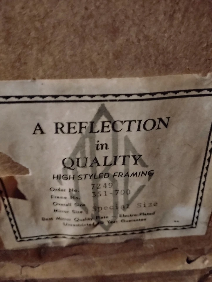 French Or Italian, 1300 To 1500 Hundred Era Hand Crafted  Accent Mirror Coll - Image 3 of 4