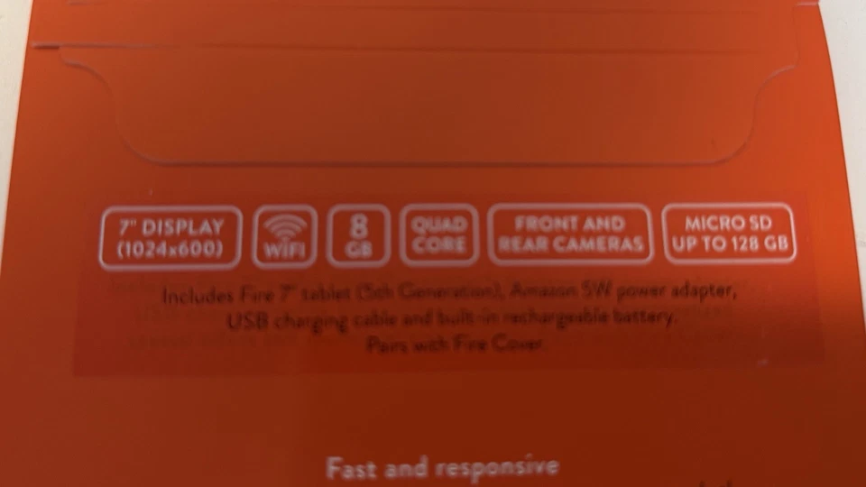 Amazon Fire 7" tablet - 5th Generation - Image 3 of 4