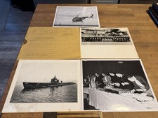 Navy Issued 1950  s 8 x 10 Black/White Prints Lot of 4 Original Photos