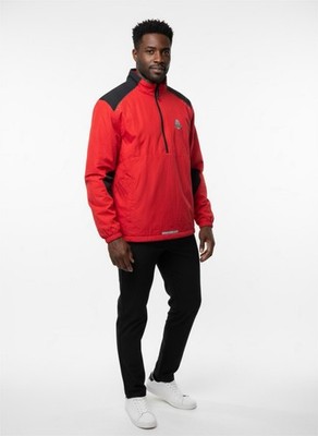 Vintage Under Armour Golfjacke Trainingsjacke Gr.XL Rot Top Zustand