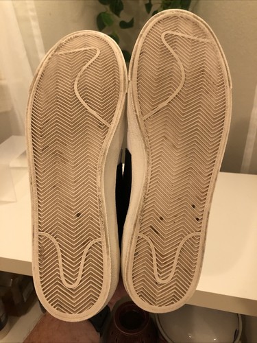 Nike Blazer Uomo Basso 77 Jumbo Bianco Nero Taglia 10,5 P8 - Foto 6 di 9