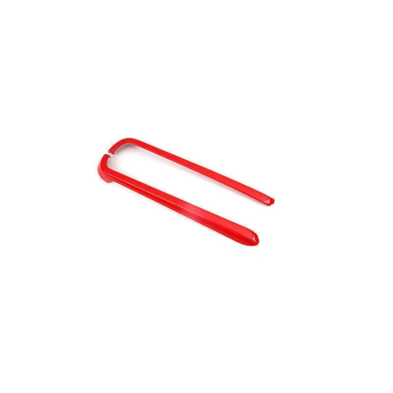 Para Porsche Macan 2015-2021 Rojo Brillante Cambio de Marchas Ambos Laterales Panel Cubierta Borde 2* Foto 2 de 4