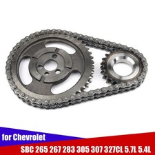 Hd Double Roller Timing Chain Set For Chevrolet Sbc 283 305 327 350 383 400 5.7l