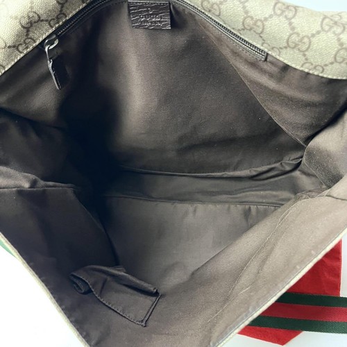 Gucci GG Pattern Messenger Bag Large Capacity A4 Size Used Excellent - Picture 9 of 10
