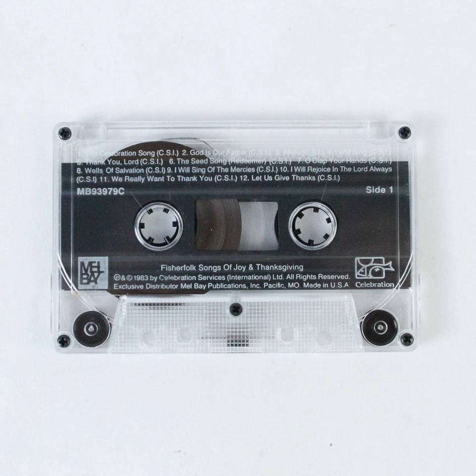 Songs of Joy & Thanksgiving Cassette by The Fisherfolk 1983 - Pre-Owned Foto 3 de 4