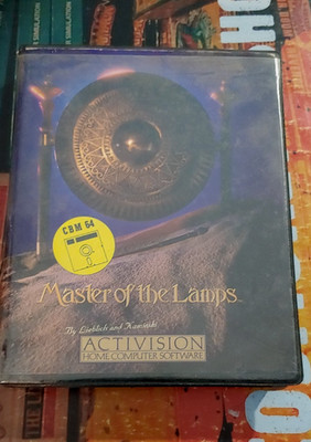 Master of the Lamps (Activision 1985) Commodore 64 (Disk, Box) works 8-bit