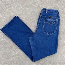 Vintage late 70s early 80s Wrangler high waist straight leg jeans Misses 12