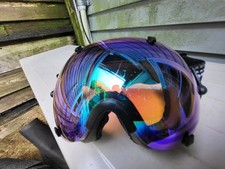 Stage Ski Googles Adult Winter Sports Snowboard iridescent blue purple Lense   