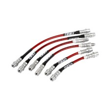 Ecs Tuning Stainless Steel Brake Hose Set For B5 Audi A4 S4 96-01 Front Mid Rear Ecs Tuning Stainless Steel Brake Hose Set For B5 Audi A4 S4 96-01 Front Mid Rear