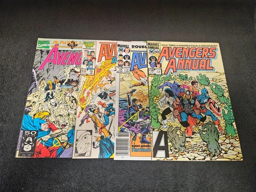 1984 MARVEL COMICS LOT (4) AVENGERS ANNUALS #13-20 HIGH GRADE VINTAGE THOR HULK