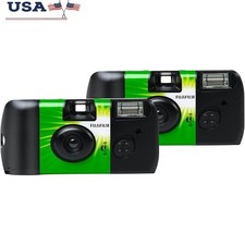 One Time Use 35mm Camera W/ Built In Flash Easy Indoor Outdoor Photography