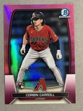 2023 Bowman Chrome - Corbin Carroll #5 Fuchsia Refractor /299 (RC)