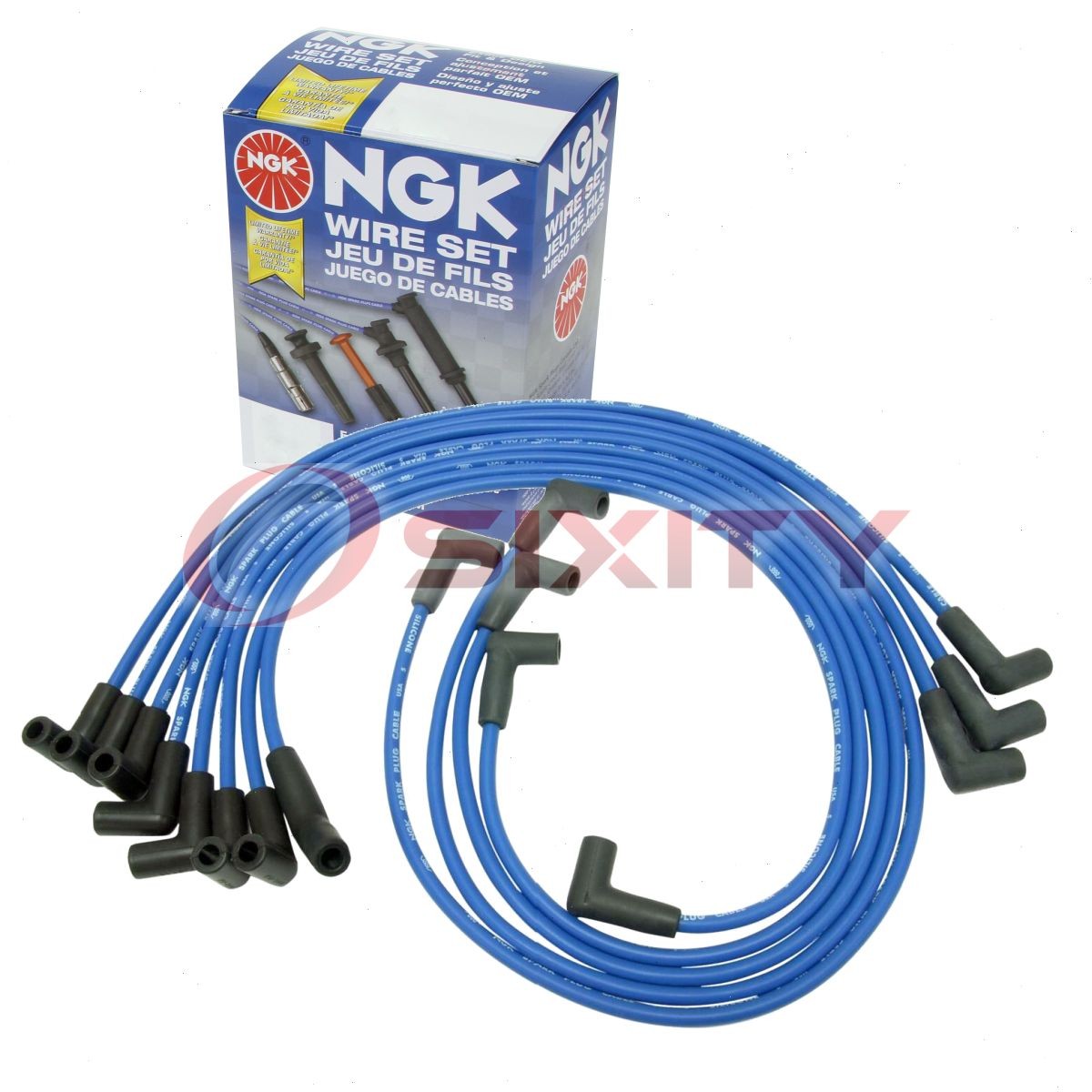 NGK 51277 RC-GMZ024 Spark Plug Wire Set for XS10303 XS10290 XS10283 XS10269 gh