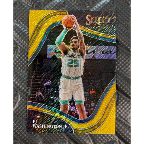 2021-22 Panini Select Courtside PJ Washington Jr. #261 Gold Shimmer Prizm 07/10