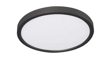 Sunset Lighting LED Round Panel 24W 1700LM, Black F8210-31-2-4K