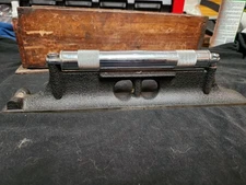 OLD STARRETT No 98 12" GROUND VIAL LEVEL W/ WOOD BOX