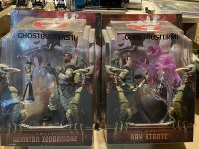 Ghostbusters II (2) Mattel Winston Zeddmore & Ray Stantz Slime Blower New Sealed