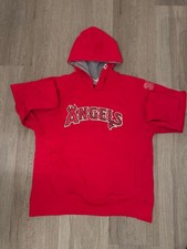 Vintage Red Los Angeles Angels Hoody Size L Excellent Condition