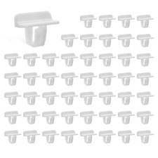Bumper Cover Moulding Grille Retainer Clip Nut, 50PCS, White