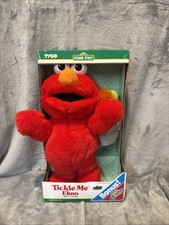 Vintage 1997 TYCO Tickle Me Elmo WORKING With Original Bonus Bean Box