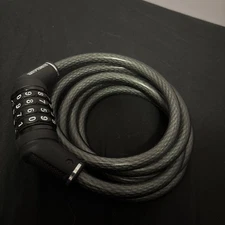 Bike Lock Cable, 6ft x 12mm Steel Anti-Theft Lock w/ Code  for Bike, Scooter