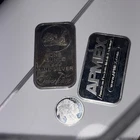 Two One Ounce Silver Bars And Free 1/10 Ounce Round