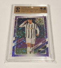 2020-21 Topps Chrome UEFA CL Purple Mini Diamonds Cristiano Ronaldo 225/250