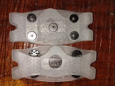 1 Pair Crampon Traction Cleats Anti Skid Grips with 5 Spikes For Climbing