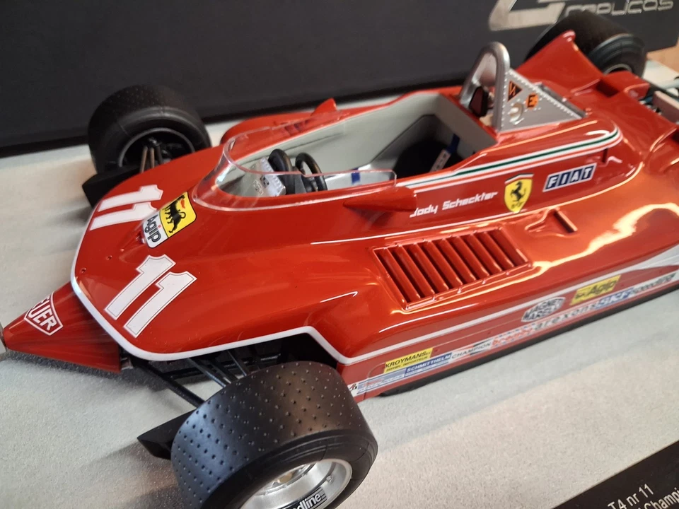 GP Replicas Ferrari 312 T4 #11 Jody Scheckter World Champion 1979 1/12 GP12-01A - Immagine 3 di 4