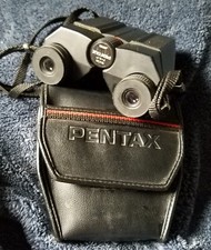 Vintage Pentax binoculars 10x24 5.1 Compact Binoculars With Case 15118