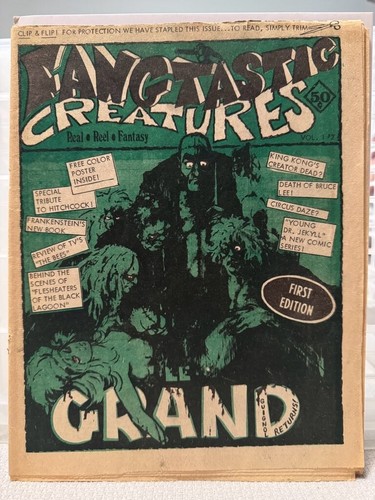 Fangtastic Creatures #2 original 1974 copy VERY RARE! (not Famous Monsters)
