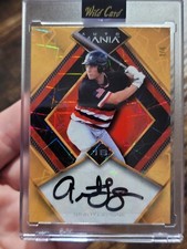 Grant Lavigne 2023 Wild Card GOLD Diamond Laser Holo Auto #/4 ROCKIES PROSPECT 