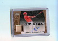 2024 Leaf Lumber Signature Christian Encarnacion Strand Game Used Auto Bat 5/25