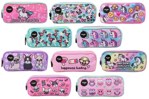 Pencil Case for Kids 3 Compartment School Stationery Holder School Pencil Case - Picture 1 of 57