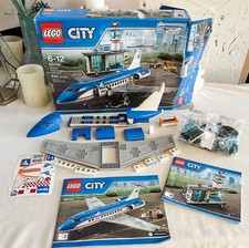LEGO City Airport Passenger Terminal 60104 Manuals + Box + Wings INCOMPLETE Set