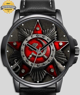 USSR Russian Symbol Communist Art Unique Wrist Watch FAST UK USSR Russian Symbol Communist Art Unique Wrist Watch FAST UK