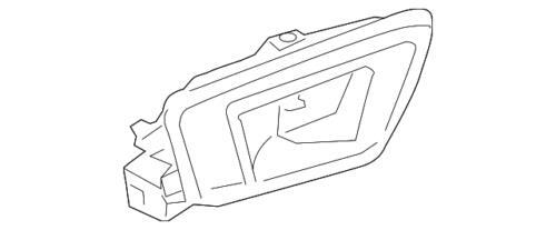 Manija interior para Ford (N/P BE8Z-5422600-CB)