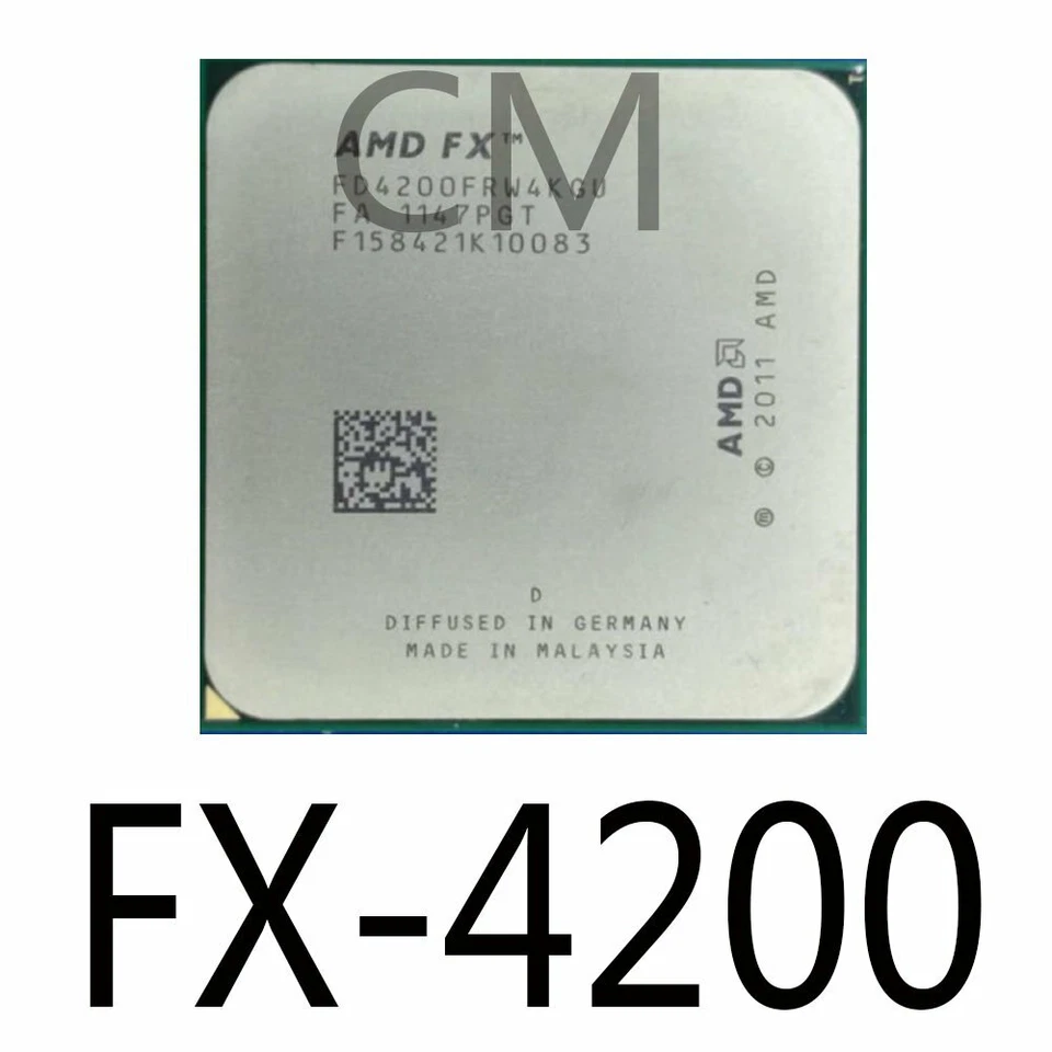 AMD FX-4100 4200 4300 6100 6200 6300 8100 FX-8300 AM3+ CPU Processor - Image 4 of 4