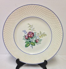 Spode's Mansard Copeland England Roses Basket Weave Plate 10 3/4"
