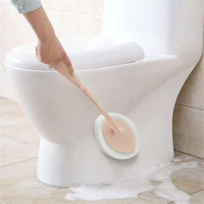Long Handle Brush Eraser Magic Sponge DIY Cleaning Sponge for Dishwashing Kitche