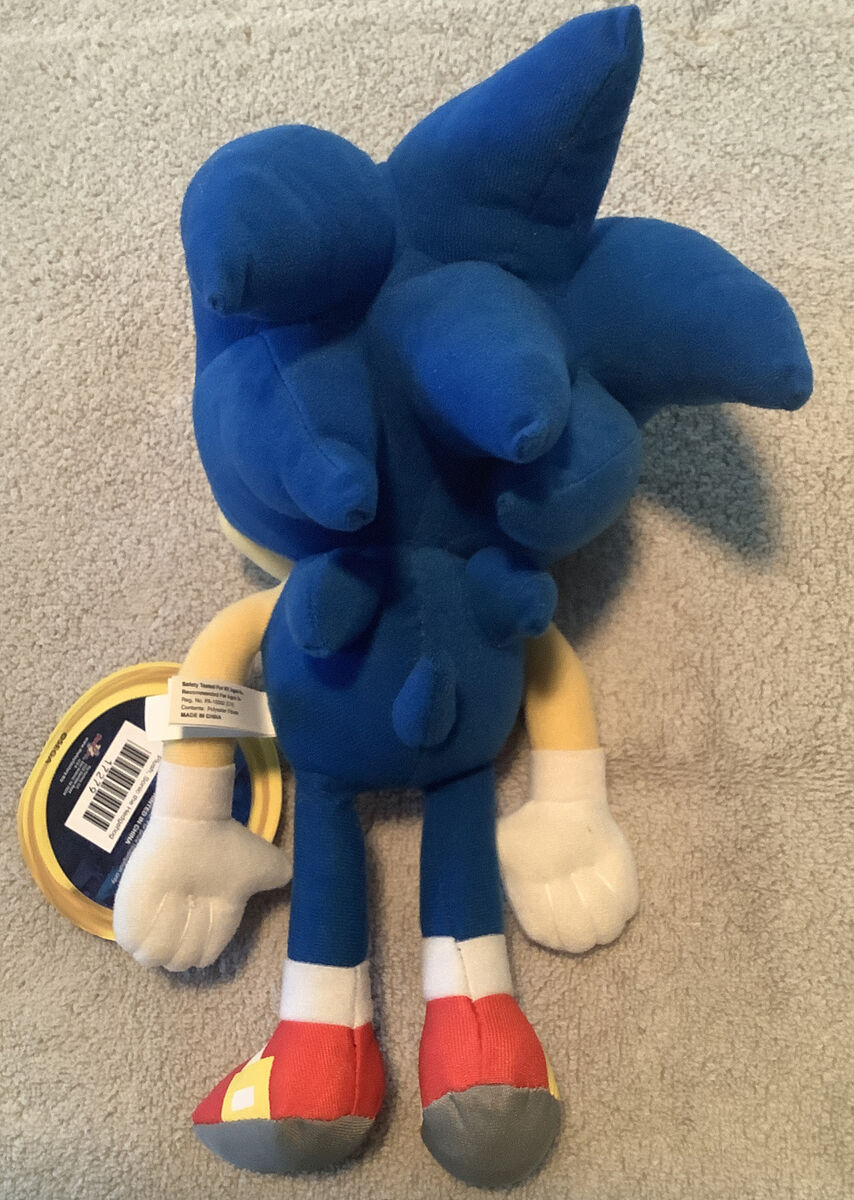 Sonic the Hedgehog Plush Doll Stuffed Animal Toy 12 Authentic SEGA NWT