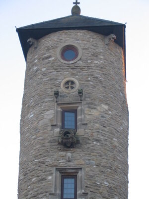 Foto 6x4 Wasserspeier auf der Kürbisturm-Trowbridge \/ST8557 A Nahaufnahme vi c2006